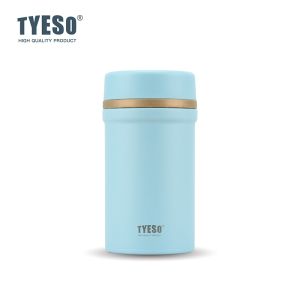 TYESO Modern Thermos Food Jar 450ml/600ml 316 Stainless Steel Heat Preservation Baby Kid Porridge Soup Insulated Lunch Box 焖烧杯