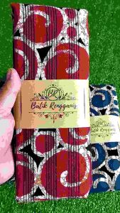 Kain Lurik Handmade Premium Kombinasi Batik Tulis Limited 1 Warna 1 Motif