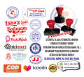 Cetak Stempel Flash Custom, Stempel Warna, Stempel Otomatis. 