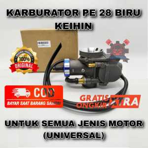 KARBURATOR PE 28 ASLI KEIHIN CARBURATOR PE28 BUAT SEMUA JENIS MOTOR (UNIVERSAL) ASLI ORIGINAL KEIHIN