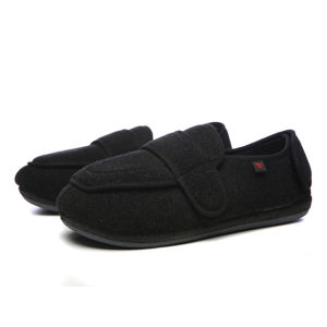 YuanLan Men Diabetic Slippers Edema Shoes with Adjustable Closures Extra Wide Width Terrific For Elderly Swollen Feet soft comfy sole
