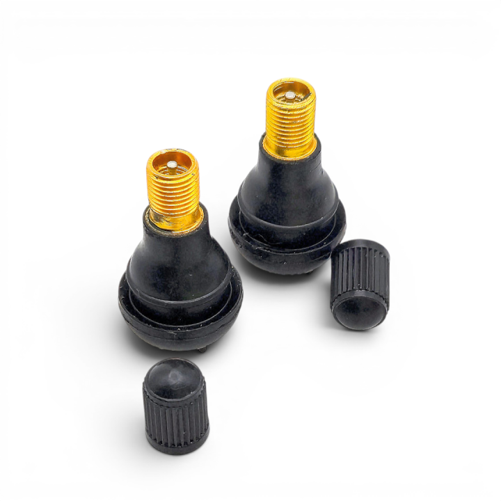 Tubeless Tire Valve Stem 2pcs Motorcycle Straight Type Air Valve