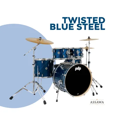 กลองชุด DW PDP Mainstage Series 5-piece Complete Set อุปกรณ์ Hardware ครบชุด พร้อมชุดฉาบ Paiste & หมอนซับเสียงกระเดื่อง