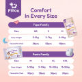 Pilloo Baby Diaper Newborn Tape | Ultra-Soft | Ultra-Thin | Egypt Calendula Extract | Dry-Fitt Technology | 3D Pearl Surface | Seamless Waistband |. 