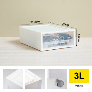 Citylife Stackable Storage Drawer Plastic Container box Home Organizer Drawer Plastic Cabinet