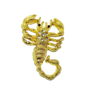 Miếng dán Logo Bò Cạp 3D Bằng Kim Loại đính đá –Trang trí Xe máy Ô tô Laptop