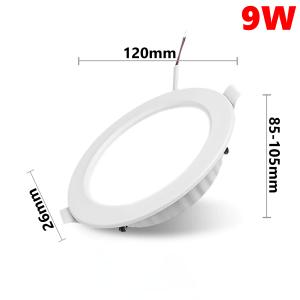 Đèn Led Âm Trần L9W/12W Siêu Mỏng Dễ Lắp Đặt Tiết Kiệm Điện Năng Ánh Sáng Mạnh Hiện Đại Và Tiện Lợi