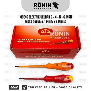 ATS Obeng Elektrik 3 4 5 6 Plus+-Minus Listrik Electric Screriver