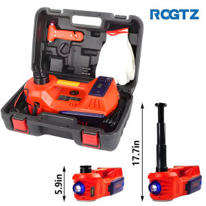 Bộ nâng kích gầm điện kiêm máy bơm lốp tự ngắt 2 trong 1 Thương hiệu Đức ROGTZ cao cấp TY-EHJ03 - BH 24 Tháng