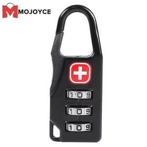 MOJOYCE Bags Baggage Door Padlock 3 Dial Digit Combination Safe Code Password Locks