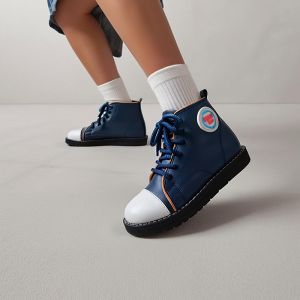 LITTLEKIMY - Sepatu Anak Laki Laki Perempuan Cowok Cewek Sekolah Kasual Sneakers Kimy Bubble Navy