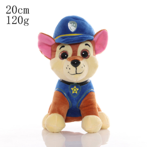 LYZRC 20CM Paw Patrol Toys Complete Set Marshall Rocky Zuma Skye Rubble Everest Tracker Plush Doll Stuffed Toys for Girls Boys Kids Gift