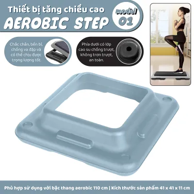 (40CM) BG - Bục dậm nhảy aerobic Giá rẻ tập tại nhà phòng tậpBục Dậm Nhảy GYM AEROBIC Eo Thon Giữ Dáng điều chỉnh độ cao