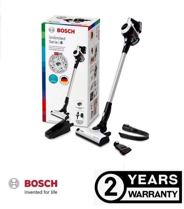 Bosch BCS61113 Serie 6 Rechargeable Vacuum Cleaner Unlimited White | Lazada