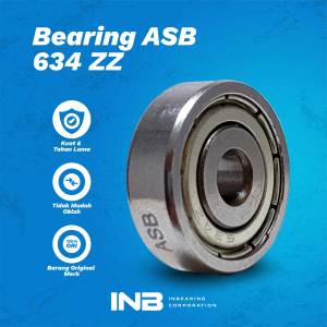 Laker Bearing 634 ZZ ASB INB Original ASB
