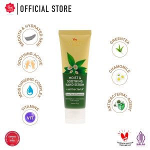 Viva White Hand Serum + Antibacterial with Moisturizing Complex pH Balanced & Vitamins (VIT E & PRO VIT B5) - tersedia 3 varian