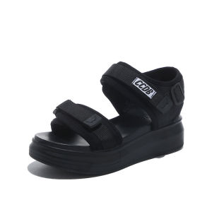 [Free Shipping] WomenS Summer New Sports Sandals Versatile Platform Thick-Soled Wedge Flat Sandals For Students Soft-Soled Beach Shoes