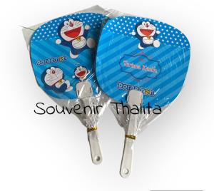Isi 10 Pcs Souvenir Kipas Karakter Souvenir Ulangtahun Kemasan Plastik