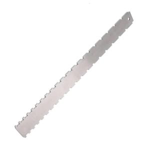 Guitar Neck Notched Straight Edge Ruler Guitar Fret Leveling Ruler Double Notched Straightedge Luthiers Tool Easy to Use