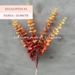 [CABANG 5] EUCALYPTUS X5 DAUN DOLLAR EUKALIPTUS EUCALIPTUS LEAVES DAUN PALSU ARTIFICIAL FLOWER DAUN DEKORASI PANJANG TINGGI MENJUNTAI BUNGA DEKORASI DECORATION WEDDING CNY CHINESE NEW YEAR DAUN HIAS DEKORASI RUMAH HOME DECORATION
