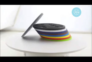 เครื่องมือสมาร์ทที่รองแก้ว สีสดใส - ซิลิโคนพรีเมียม กันน้ำ กันลื่น ดูดซับน้ำ 8 ชนิด