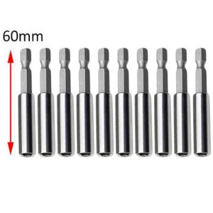 Dizoey 10PCS Magnetic Screwdriver Hexagonal Handle Extended Connecting Rod Carbon Steel Screwdriver Joint Holder Woodwork Power Tools