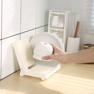 Foldable Dish Rack Kitchen Organiser: The Ultimate Cutlery Drainer & Tableware Shelf