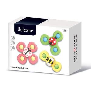 ♥♥♥ BabySPA Bugs Spinner Set of 3 fun spinner toys for babies to play educational Toy