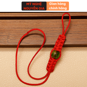 Dây Buộc Giữ Nắp Ấm Trà 16cm Điều Chỉnh Được – Hạt Giả Ngọc / Hạt Gốm Nhiều Màu