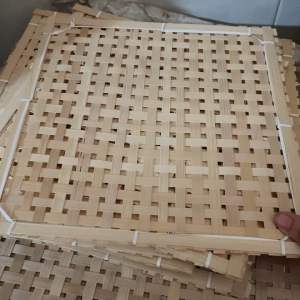 Tấm phên  tấm đan tre trang trí trường mầm non tiểu học decor