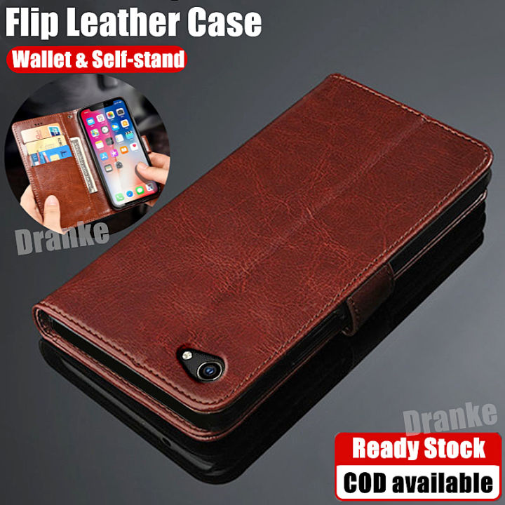 Cho Vivo y81 y81i 1812 1808 1803 da thật trường hợp ví cổ điển đơn