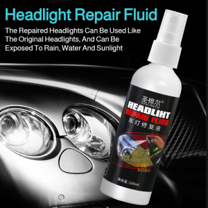 Visual Experience Headlight Repair Fluid Restorative Fluid Simple Operation Does Not Hurt The Lights Shine In A Single Spray Restore Clarity And Brightness