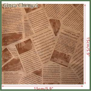 Ginca กระดาษแว็กซ์กันน้ำมัน30แผ่นกระดาษห่ออาหารขนมปังแซนวิชเบอร์เกอร์ทอดเครื่องมือสำหรับอบอาหารจานด่วนขนมปังน้ำมัน