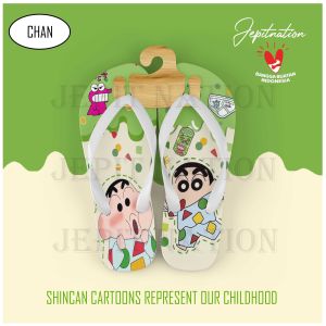 [SANDAL JEPIT V2] Shincan (CHAN) JEPITNATION Sendal Jepit Cowo Pria Wanita Perempuan Dewasa Anak Balita Sandal Santai Sendal Spons Bukan Karet flip flop Antislip dijamin v2