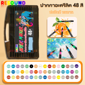 ปากกาสีน้ำสำหรับเด็ก หัวนุ่มนุ่ม ใช้แล้วไม่เลอะมือ ล้างออกง่าย ปลอดภัย