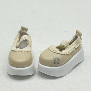 Free Shipping In Stock: 1/4 Scale BJD Doll Shoes Thick-Heeled Leather Shoes For 1/4 Scale Dolls BJD 1/4 Scale MDD Doll Shoes