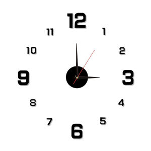 【SKIT SG】Luminous DIY 3D Art Wall Clock Quartz Movement Sticker Clock Decor for Home Living Bed Room Modern Design Clock Watch Large Wall Clocks 3D DIY Acrylic Mirror Mechanism Stickers Décor 3D Surface Wall Frameless Mute Clock Self-Adhesive Numbers