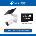 TP-Link Official Store | Tapo C410 Kit | 2K 3MP Solar-Powered Security Outdoor WiFi IP Security Cctv Sale Camera Connect to Cellphone with Mic and Speaker. 