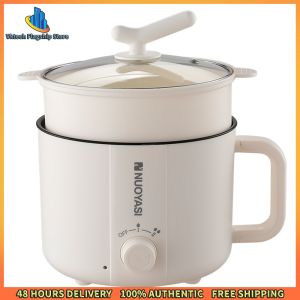 Vktech 1.8L Electric Multi Cooker with Non-Stick Inner Pot for Noodles Soup and Porridge Easy to Use Kitchen Appliance