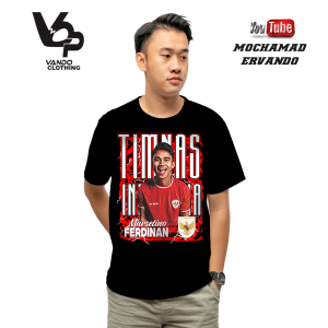 Kaos Marselino Ferdinan Timnas Indonesia 2025 Player Combed 30s Baju Kaos Timnas Indonesia