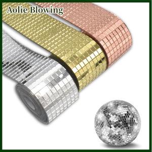 Aolie Disco Ball DIY Mirror Stickers Wall Stickers Self-adhesive Home Wall Decor