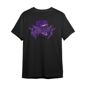 Baju Kaos Skull Dino Katun Combads 30s T Shirt Metal Tangan Pendek Restrong