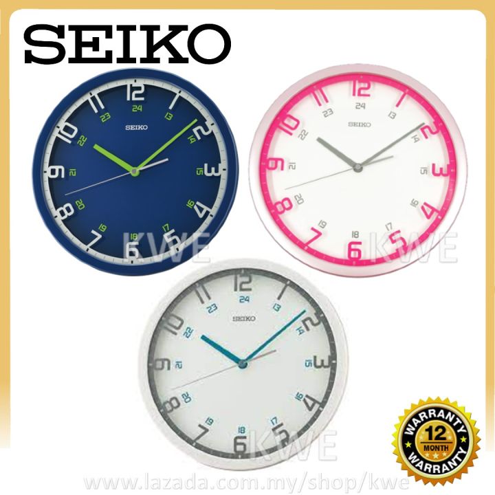 100% ORIGINAL SEIKO Quiet Sweep Analogue Wall Clock QXA789 