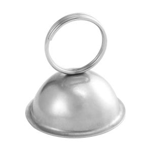 SHUNAICHI Cute Card Holder Silver Metal Paper Organizer Binder Clip Display Office Business For Men & Women Fashion Desktop Decorative