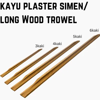 KayuPlaster3kaki/4kaki/5kaki/6kaki-LongWoodTrowel3ft4ft5ft6ft