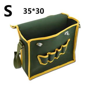 Large Capacity Canvas Electrician Tool Bag Thickened Shoulder Waist Multifunctional