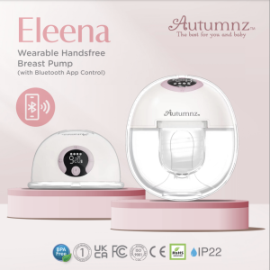 Autumnz Eleena Wearable Handsfree Electric Breast Pump Pink/White