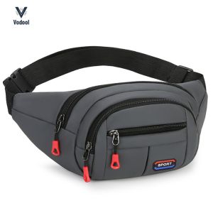 Durable Waist Pack for Men Women Adjustable Fanny Pack for Hiking Running Travel and Outdoor Activities