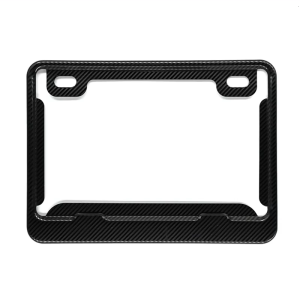 Carbon Fiber Texture Texture License Plate FrameCarbon Fiber Texture Texture Cloth Wrapped Holder Black Stainless Stee