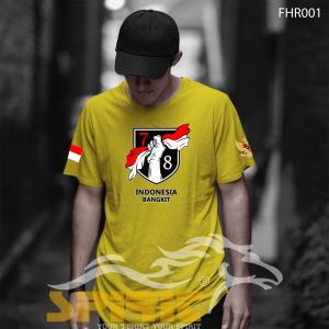 BAJU KAOS 17 AGUSTUS 1945 HUT RI YANG KE 78 INDONESIA ERDEKA TERBARU ALL COLOUR PRIA/WANITA